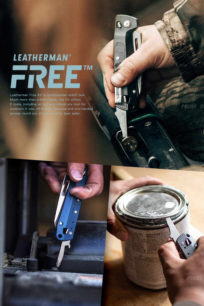美國Leatherman FREE K2 多功能工具折刀(平刃/彩色握柄系列) 8式